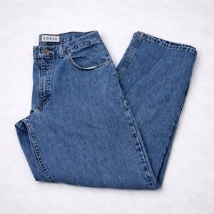 Arizona Jeans Mens 34x34 Loose Fit Baggy Blue Denim Y2K Style Pants